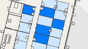 
							Planritning för Convendum Fleminggatan 18, 5 privata rum, 69 m²