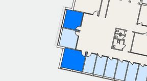 
							Planritning för Regus Lund, 2 privata rum, 34 m²