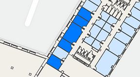 
							Planritning för Convendum Sundbyberg, 5 privata rum, 94 m²
