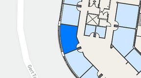 
							Planritning för Spaces Göteborg Gamlestan, 1 privata rum, 23 m²