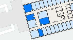 
							Planritning för Regus Lidingö, 4 privata rum, 65 m²