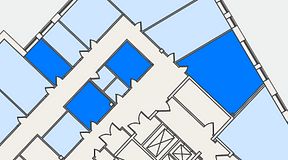 
							Planritning för United Spaces Lindholmen, 4 privata rum, 91 m²