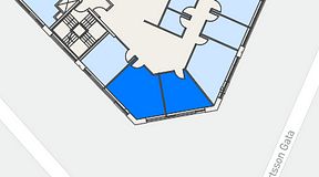 
							Planritning för Spaces Göteborg Gamlestan, 2 privata rum, 37 m²