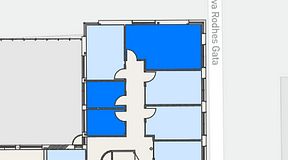 
							Planritning för Convendum Stampgatan 14, 3 privata rum, 41 m²