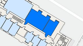 
							Planritning för iOffice Sjöbefälsskolan, 2 privata rum, 69 m²