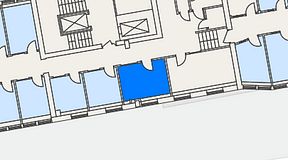Planritning för Arkipelagen Järnvågen, 1 privata rum, 15 m²