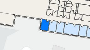 
							Planritning för Regus Alvik, 1 privata rum, 10 m²