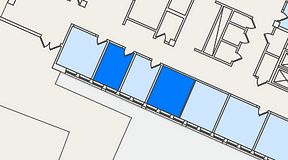 
							Planritning för Sanna Office Hub, 2 privata rum, 28 m²