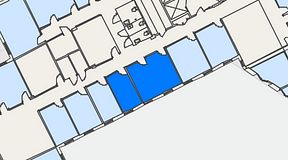 
							Planritning för iOffice Kungsgatan 64, 2 privata rum, 31 m²
