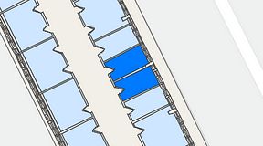 Planritning för 7A Posthuset, Vasagatan 28, 2 privata rum, 20 m²
