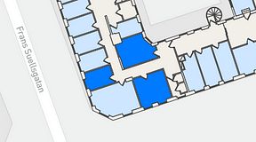 
							Planritning för Regus Adelgatan 21, 3 privata rum, 40 m²