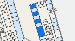 
							Planritning för Easy Office Spånga, 5 privata rum, 71 m²
