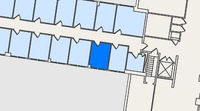
							Planritning för Hagalunds Kontorshotell, Industrivägen 19, 1 privata rum, 10 m²