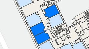 
							Planritning för iOffice Sveavägen, 3 privata rum, 66 m²