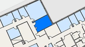 
							Planritning för Spaces Hyllie Vista, 1 privata rum, 23 m²