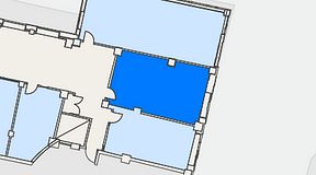 
							Planritning för A house Katarinahuset Slussen, 1 privata rum, 40 m²