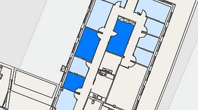 
							Planritning för Regus Östermalmstorg, 3 privata rum, 34 m²