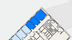 
							Planritning för Regus Nynäshamn, 3 privata rum, 39 m²