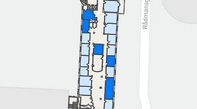 
							Planritning för Regus Triangeln Station, 5 privata rum, 70 m²