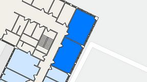 
							Planritning för Quick Office Älvsjö, 2 privata rum, 51 m²