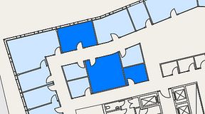 
							Planritning för Mindpark Mölndal, 3 privata rum, 51 m²