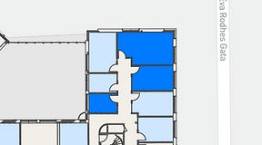 
							Planritning för Convendum Stampgatan 14, 3 privata rum, 36 m²