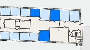 
							Planritning för Regus Triangeln Station, 3 privata rum, 41 m²
