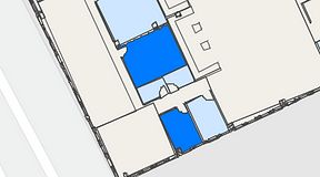 Planritning för United Spaces Waterfront Klarabergsviadukten, 2 privata rum, 31 m²