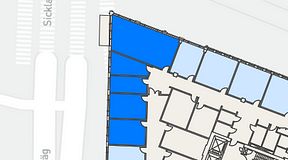 
							Planritning för A house Sickla, 5 privata rum, 130 m²
