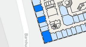 
							Planritning för Regus Odinsgatan 13, 3 privata rum, 52 m²