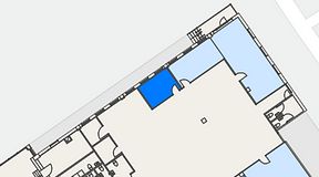 
							Planritning för Fabriken Rökerigatan 20, 1 privata rum, 14 m²