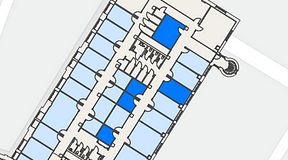 
							Planritning för Convendum Sundbyberg, 5 privata rum, 61 m²