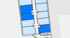
							Planritning för Regus Rotsunda, 3 privata rum, 52 m²