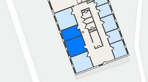 
							Planritning för Upper Wasa, 2 privata rum, 24 m²