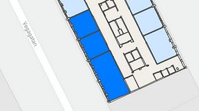 
							Planritning för Convendum Vegagatan 14, 3 privata rum, 49 m²