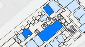 
							Planritning för Spaces Gamla Stan, 3 privata rum, 79 m²