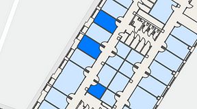 
							Planritning för Convendum Sundbyberg, 3 privata rum, 38 m²