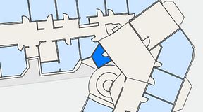 Planritning för Kontoret Nybroviken, 1 privata rum, 5 m²