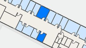 
							Planritning för Quick Office Älvsjö, 2 privata rum, 28 m²