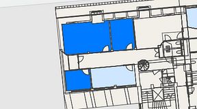 
							Planritning för Convendum Kungsgatan 9, 3 privata rum, 53 m²