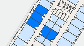 
							Planritning för Convendum Sundbyberg, 5 privata rum, 67 m²