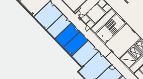 
							Planritning för FirstOffice Kanalvägen 17, 2 privata rum, 20 m²
