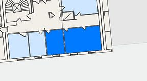 
							Planritning för KG10 Kungsgatan 8, 2 privata rum, 48 m²