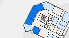 
							Planritning för FASTOFFICE Nymärsta Torg 6, 5 privata rum, 78 m²