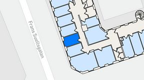 
							Planritning för Regus Adelgatan 21, 1 privata rum, 8 m²
