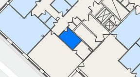 Planritning för United Spaces Lindholmen, 1 privata rum, 13 m²