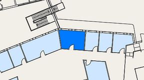 
							Planritning för Mindpark Mölndal, 1 privata rum, 17 m²