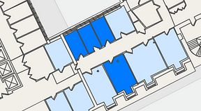 
							Planritning för 7A Posthuset, Vasagatan 28, 4 privata rum, 51 m²