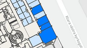 
							Planritning för Convendum Vasagatan 16, 4 privata rum, 117 m²