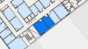 
							Planritning för Convendum Avenyn, 2 privata rum, 29 m²